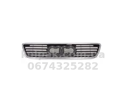 Решітка радіатора Audi A6 1994-1998, чорна, хромована рамка, AVTM, 180013990 Решітка радіатора Audi A6 1994-1998, чорна, хромована рамка, AVTM, 180013990 — фото 2