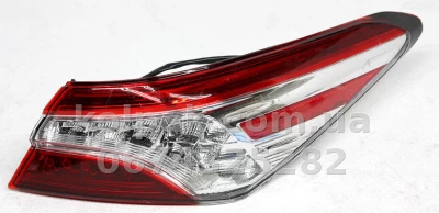 Задній правий ліхтар Toyota Camry XV70 2017-2021 LE/XLE, зовнішній, Depo, 312-19ATR-ASV