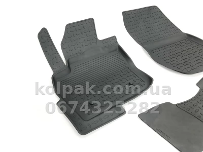 Floor mats for Ford Mondeo 5 2014-, Rubber, 5 pcs, Seintex, 86446 — photo 2