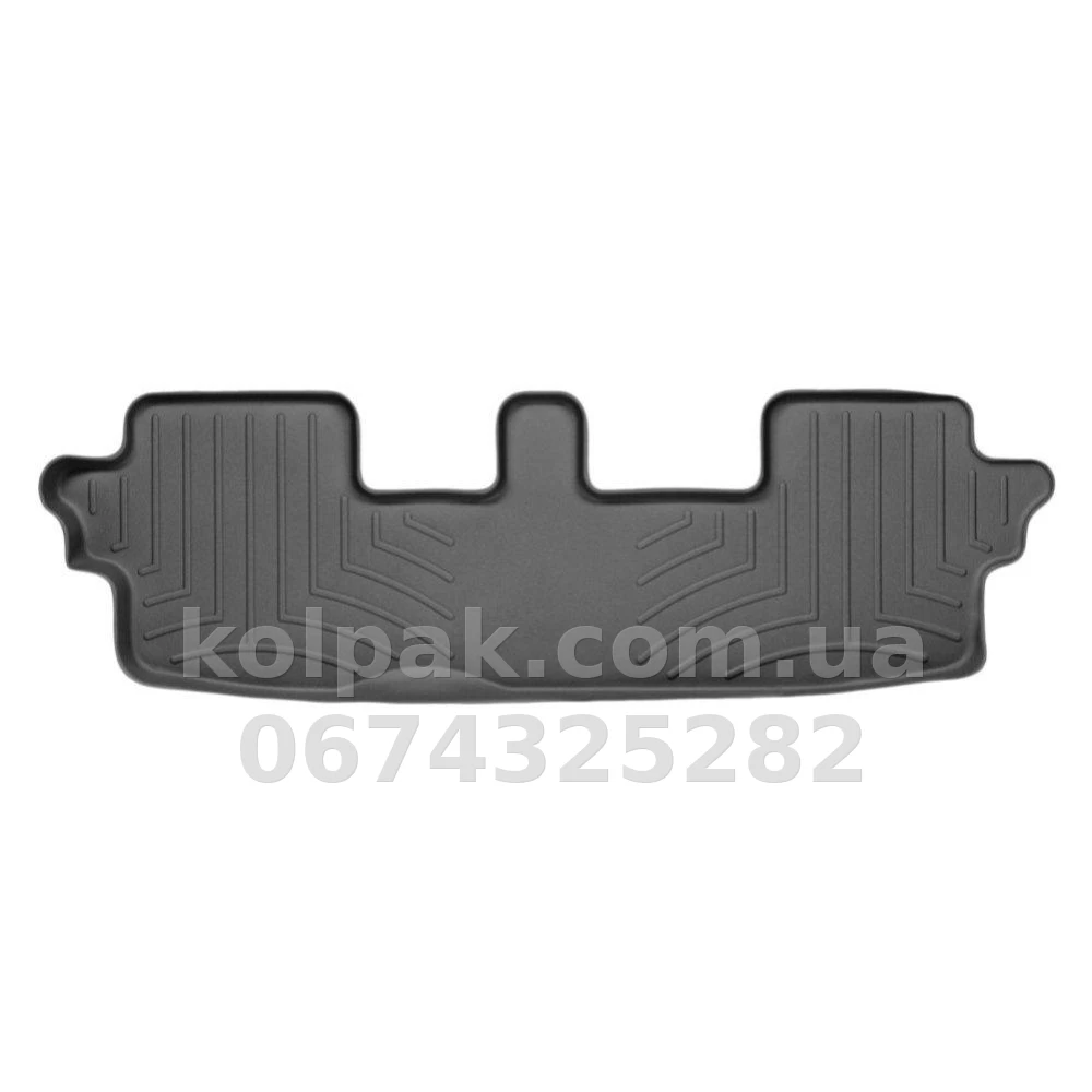 Floor mats for Toyota Highlander 2008-2014, 3 row, with raised edges, black, Weathertech 441153 Floor mats for Toyota Highlander 2008-2014, 3 row, with raised edges, black, Weathertech 441153 β photo 1