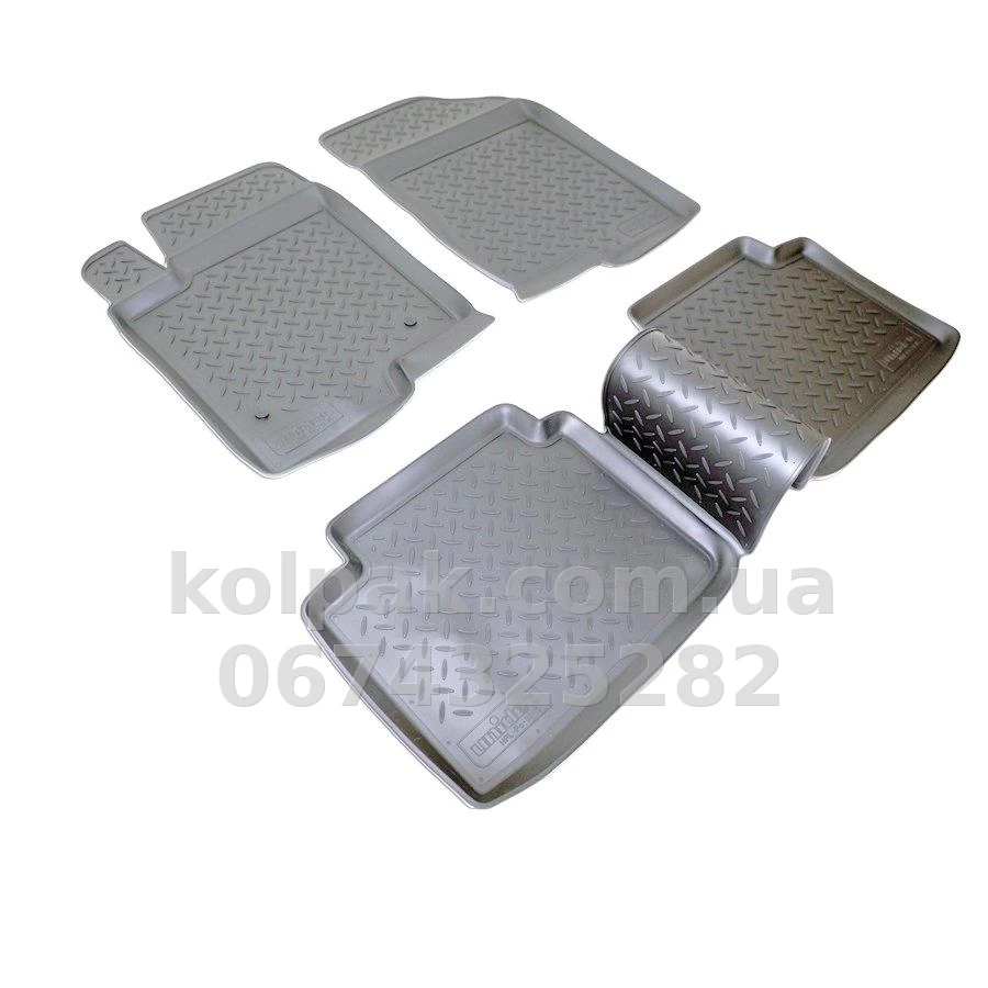 Polyurethane floor mats for Hyundai Sonata NF 2005-, Norplast, NPL-Po-31-15 Polyurethane floor mats for Hyundai Sonata NF 2005-, Norplast, NPL-Po-31-15 β photo 1