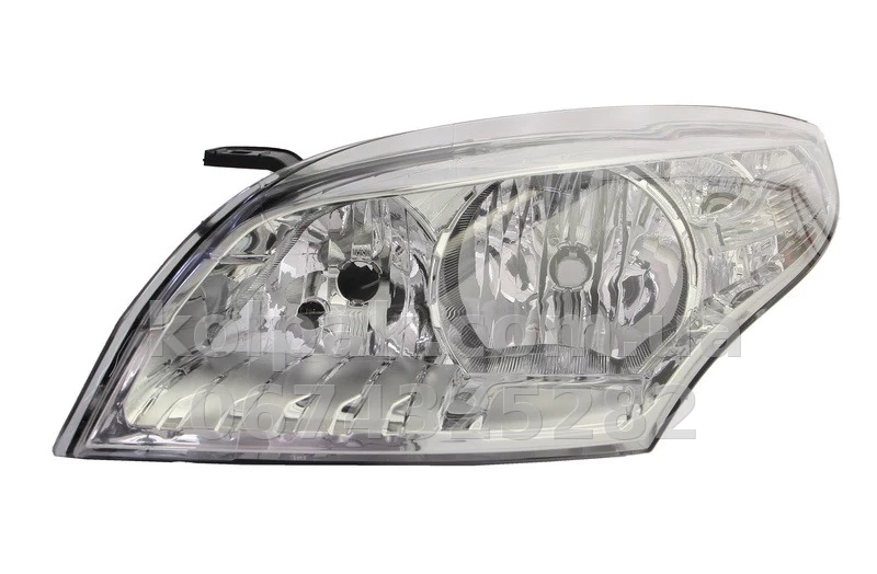 Передня ліва фара Renault Megane 3 2008-2013, H7/H1, із моторчиком, хромована рамка, Depo, 551-1178LMLDEM1 Передня ліва фара Renault Megane 3 2008-2013, H7/H1, із моторчиком, хромована рамка, Depo, 551-1178LMLDEM1 — фото 1