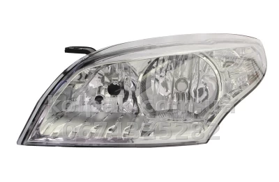 Передня ліва фара Renault Megane 3 2008-2013, H7/H1, із моторчиком, хромована рамка, Depo, 551-1178LMLDEM1