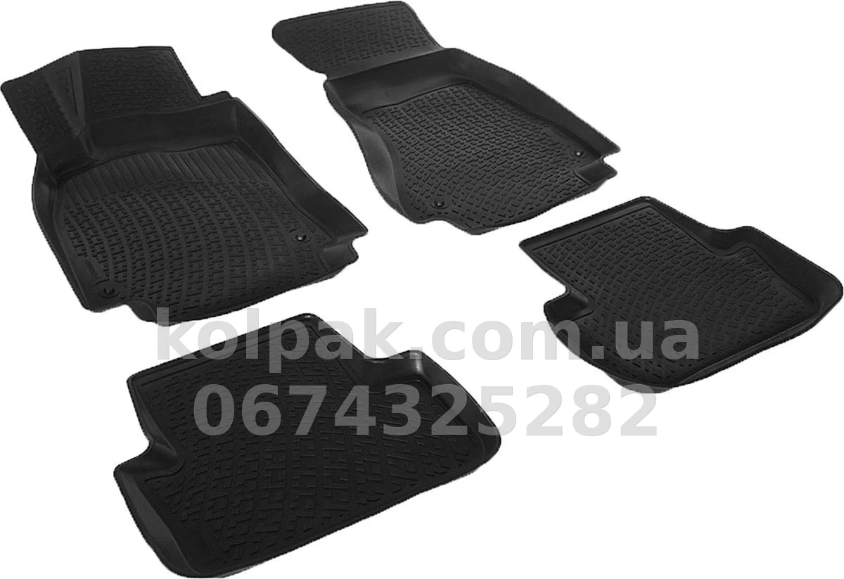 Polyurethane floor mats for Audi A4 B8 SD 2007-, L.Locker, 200030601 Polyurethane floor mats for Audi A4 B8 SD 2007-, L.Locker, 200030601 β photo 1