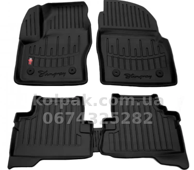 Поліуретанові килимки в салон Ford Kuga 2/Escape 2012-2019, з бортиком, 5 шт., Stingray, 5007015