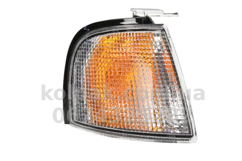 Right indicator light Nissan Primera (P10) SD/HB 1991-1993, white, yellow insert, without bulb holder, Depo, 215-1546R-UE Right indicator light Nissan Primera (P10) SD/HB 1991-1993, white, yellow insert, without bulb holder, Depo, 215-1546R-UE β photo 1