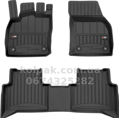 Килимки в салон Volkswagen Touran 2015-, Proline 3D, Frogum, FG 3D409804