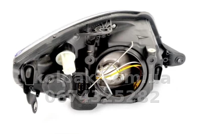 Передня ліва фара Skoda Fabia/Roomster 2007-2010, H4, електричне регулювання, із моторчиком, без лінзи, Depo, 665-1114L-LD-EM Передня ліва фара Skoda Fabia/Roomster 2007-2010, H4, електричне регулювання, із моторчиком, без лінзи, Depo, 665-1114L-LD-EM — фото 3