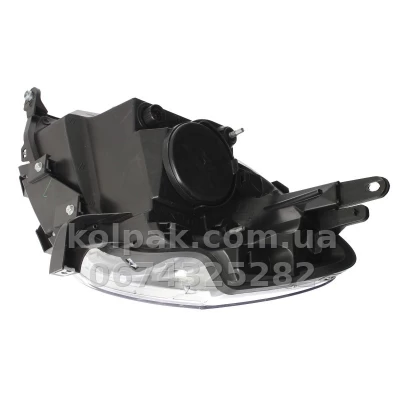 Front right headlight Fiat Fiorino/Citroen Nemo/Peugeot Bipper 2008-, H4, electric adjustment, with motor, Depo, 661-1158RMLD-EM — photo 2