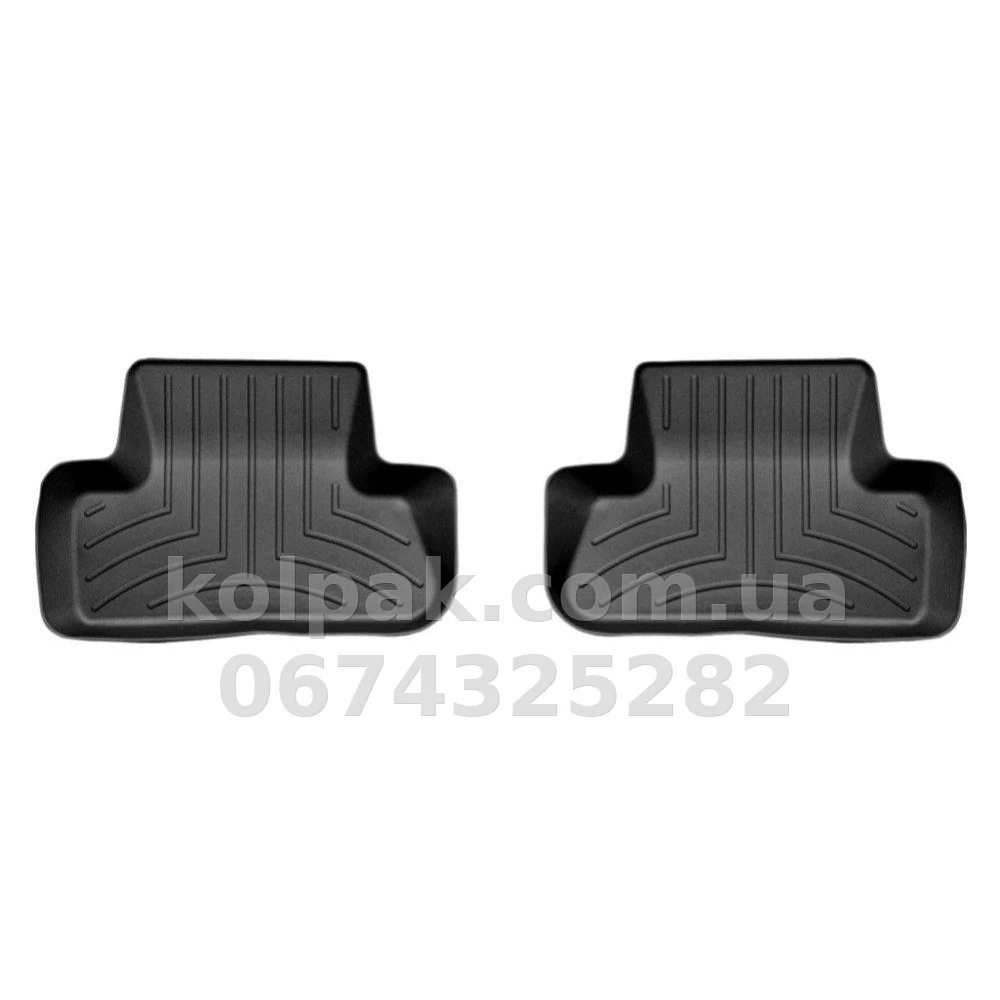 Floor mats for Audi Q5 2008-, with raised edges, rear, black, Weathertech 442302 Floor mats for Audi Q5 2008-, with raised edges, rear, black, Weathertech 442302 β photo 1
