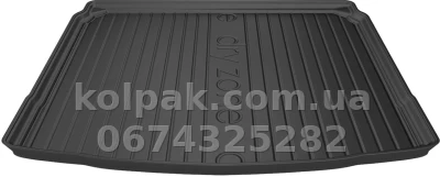 Boot mat for Skoda Karoq 2017-, 2 row removable, without side recesses, lower level, Dry-Zone, Frogum FG DZ401204 — photo 2