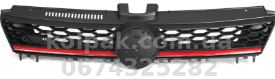 Radiator grille Volkswagen Golf 7 GTI 2013-2017, AVTM, 187431992 Radiator grille Volkswagen Golf 7 GTI 2013-2017, AVTM, 187431992 β photo 2