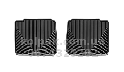 Килимки в салон Mercedes-Benz C-Class W204 2008-2014, задні, чорні, Weathertech W90