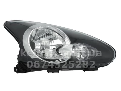 Передня права фара Toyota Aygo 2005-2013, H4, електричне регулювання, Depo, 212-11K2R-LD-EM