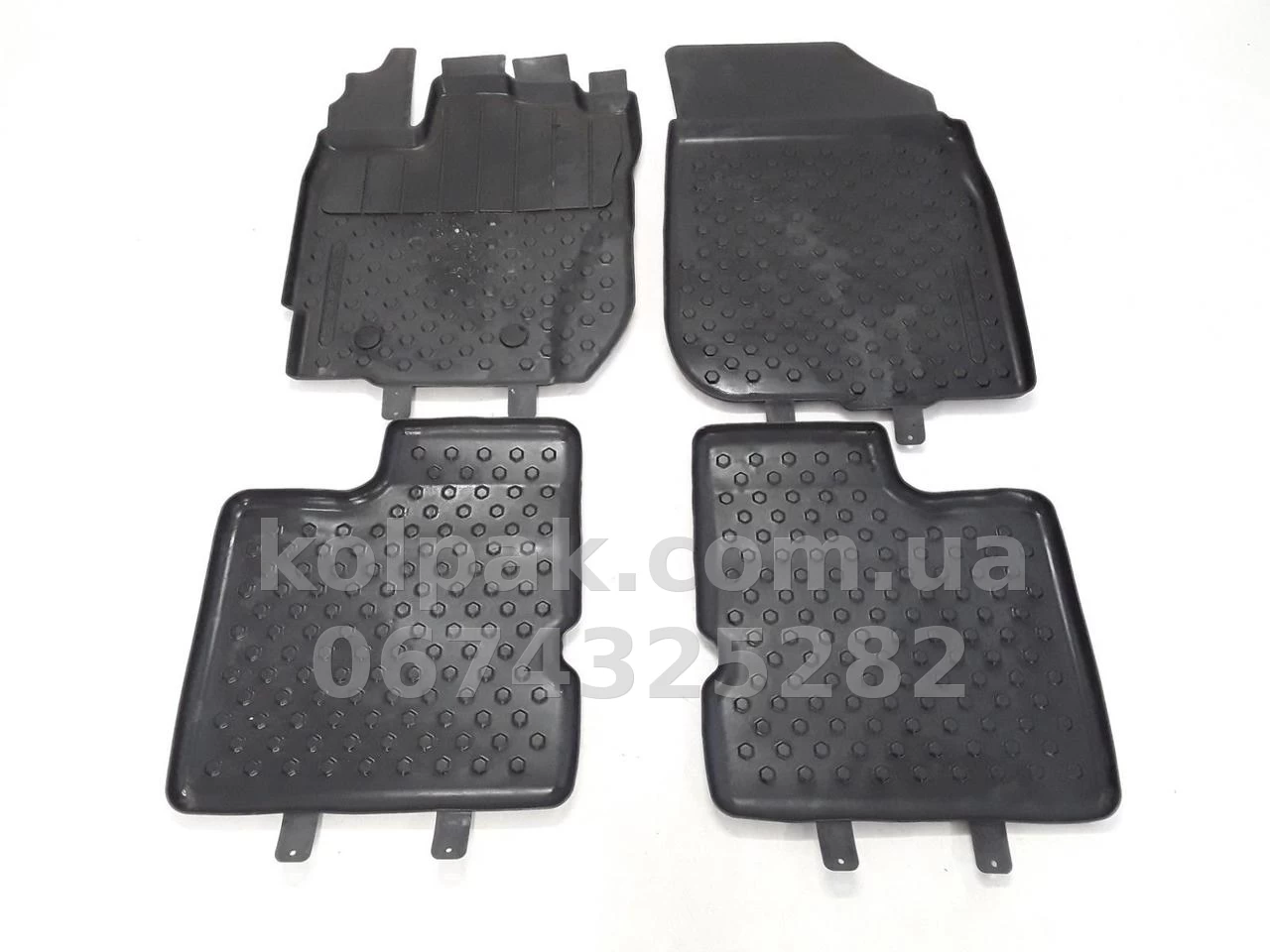 Original floor mats for Renault Duster 2015-2018, Rubber, 4 pcs, 8201581618 Original floor mats for Renault Duster 2015-2018, Rubber, 4 pcs, 8201581618 β photo 1