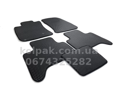 Килимки в салон Toyota Land Cruiser Prado 120/Lexus GX470 2003-2009, EVA, чорні, 5 шт., AVTM BLCEV1636