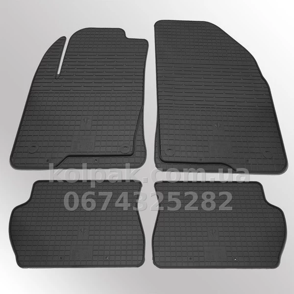 Floor mats for Ford Fiesta 2002-2008/Ford Fusion 2002-/Mazda 2 2002-, 4 pcs, Stingray, 1007084 Floor mats for Ford Fiesta 2002-2008/Ford Fusion 2002-/Mazda 2 2002-, 4 pcs, Stingray, 1007084 β photo 1