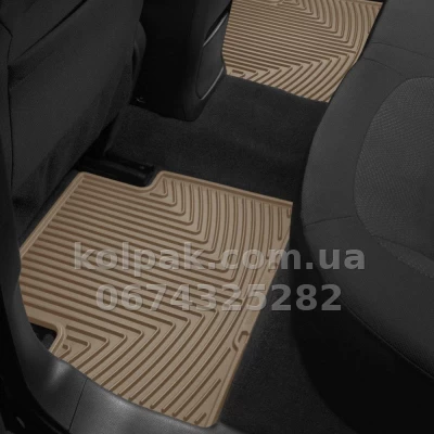 Floor mats for BMW 5-Series E39 1995-2003/BMW 7-Series E38 1996-2003, rear, beige, Weathertech W157TN — photo 2