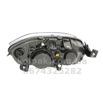 Передня ліва фара Fiat Linea (323) 2007-, H7/H1, електричне регулювання, із моторчиком, Depo, 661-1156LMLD-EM Передня ліва фара Fiat Linea (323) 2007-, H7/H1, електричне регулювання, із моторчиком, Depo, 661-1156LMLD-EM — фото 2