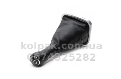 Gear lever gaiter Volkswagen Polo 2009-, + handle 6 gears, chrome, AVTM, 111642502 Gear lever gaiter Volkswagen Polo 2009-, + handle 6 gears, chrome, AVTM, 111642502 β photo 2