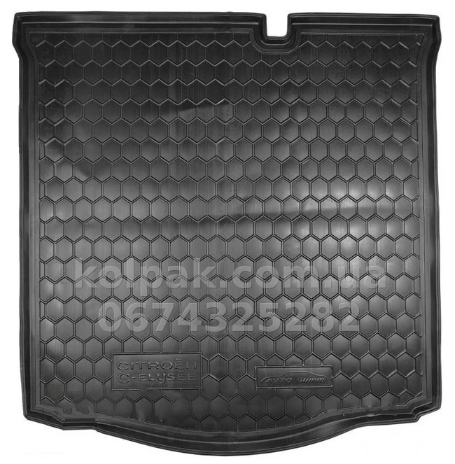Boot mat for Citroen C-Elysee 2012-, 111155 Avto-Gumm Boot mat for Citroen C-Elysee 2012-, 111155 Avto-Gumm β photo 1