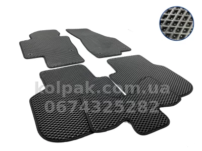 Килимки в салон Volkswagen Passat B7/B8 2011-2020, USA, EVA, чорні, 5 шт., AVTM BLCEV1731