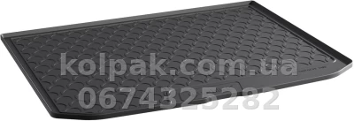 Килимок у багажник Audi A3/S3/RS3 2012-2020, 5 дверей, із дворівневою підлогою, верхній рівень, із запасним колесом, GledRing GR 1108 — фото 2