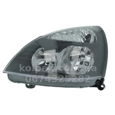 Передня ліва фара Renault Clio 2 2001-2006 сіра, H7/H1, електричне регулювання, Depo, 551-1138L-LDEM6 Передня ліва фара Renault Clio 2 2001-2006 сіра, H7/H1, електричне регулювання, Depo, 551-1138L-LDEM6