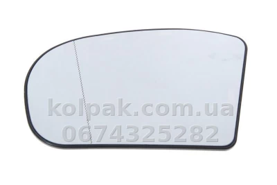 Лівий вкладиш дзеркала Mercedes-Benz C-Class W203 2000-2004/E-Class W211 2002-2006, асферичний, із підігрівом, AVTM, A2038100121, 186471534
