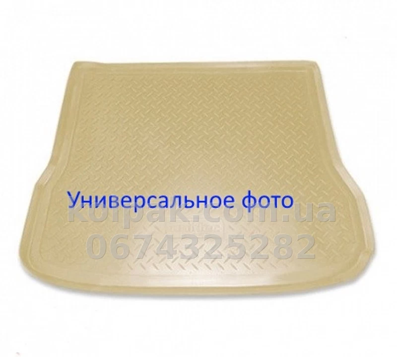 Polyurethane boot mat for Toyota Highlander 2014-, 7 seats, beige, Norplast NPA00-T88-305B Polyurethane boot mat for Toyota Highlander 2014-, 7 seats, beige, Norplast NPA00-T88-305B β photo 1