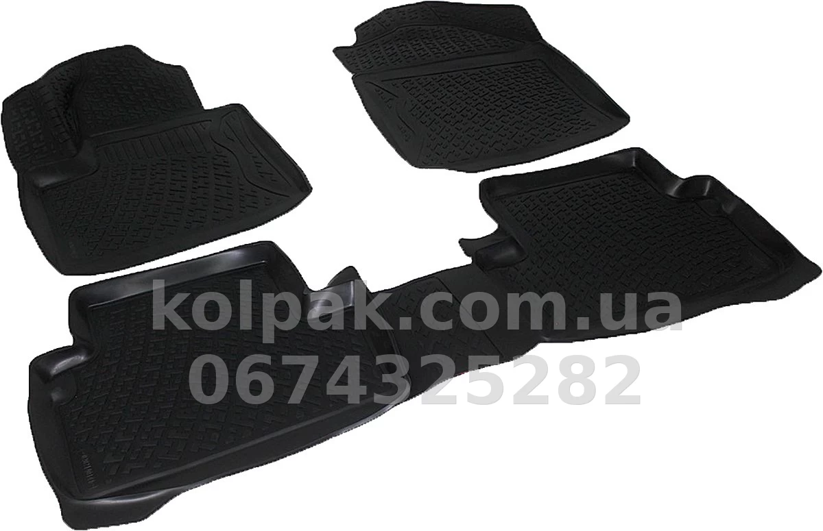 Polyurethane floor mats for Ford Tourneo Connect 2003-, L.Locker, 202140101 Polyurethane floor mats for Ford Tourneo Connect 2003-, L.Locker, 202140101 β photo 1