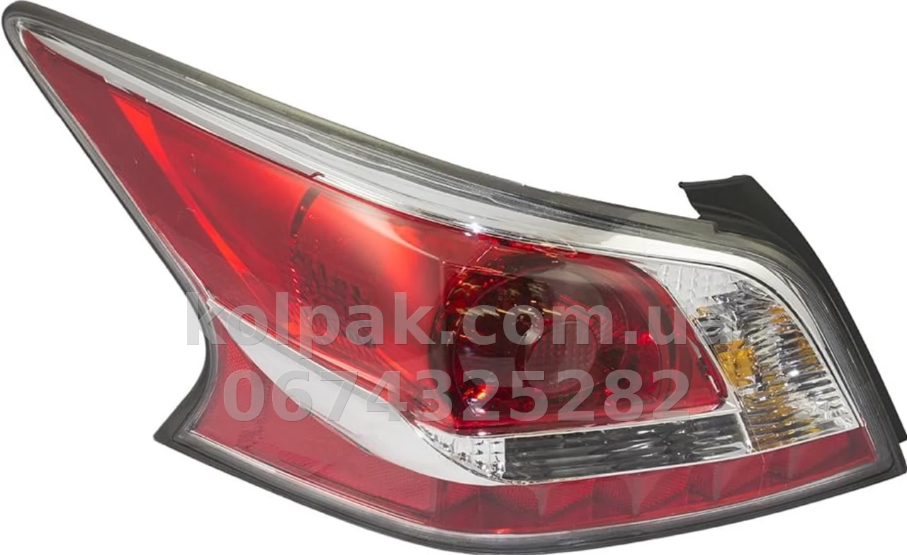 Задній лівий ліхтар Nissan Altima 2013-2016, без ламп (3156AK/921/W21/5W), Depo, 315-1977L-AS-L6 Задній лівий ліхтар Nissan Altima 2013-2016, без ламп (3156AK/921/W21/5W), Depo, 315-1977L-AS-L6 — фото 1