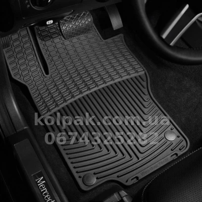 Килимки в салон Mercedes-Benz GL-Class 2005-, передні, чорні, Weathertech W102 Килимки в салон Mercedes-Benz GL-Class 2005-, передні, чорні, Weathertech W102 — фото 2