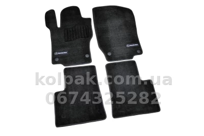 Ворсові килимки в салон Mercedes-Benz GL-Class W164/ML-Class W164 2006-2012, 5 місць, Premium, чорні, AVTM BLCLX1348 — фото 2