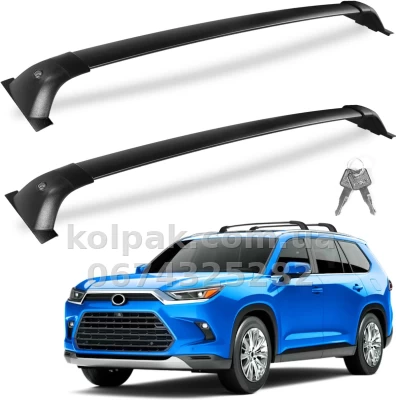 Поперечки на рейлінги Toyota Highlander XU70 2020–2025 HAVOC — фото 6