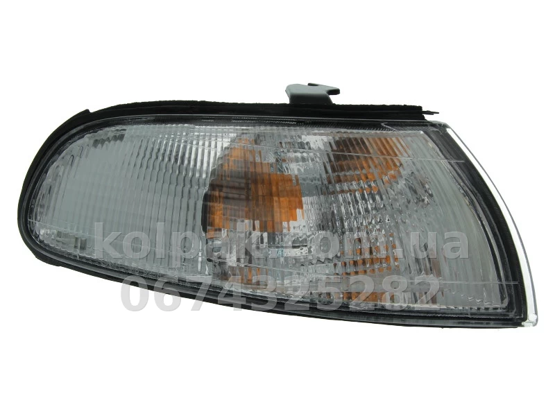 Right indicator light Mazda 626 (GE) 1992-1997, white, without bulb holder, Depo, 216-1528R-UE Right indicator light Mazda 626 (GE) 1992-1997, white, without bulb holder, Depo, 216-1528R-UE β photo 1