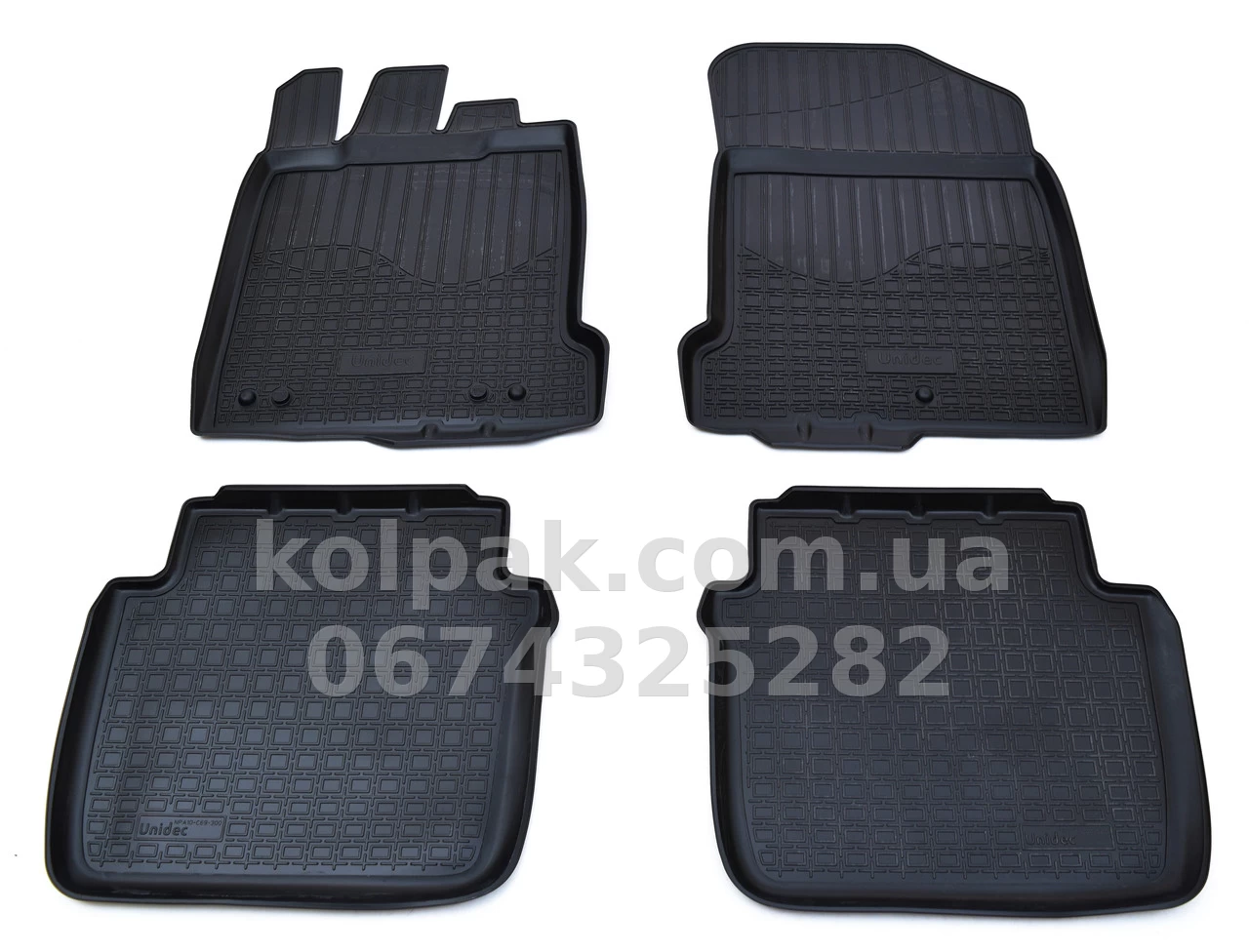 Polyurethane floor mats for Renault Latitude 2010-, Norplast, NPA10-C69-300 Polyurethane floor mats for Renault Latitude 2010-, Norplast, NPA10-C69-300 β photo 1