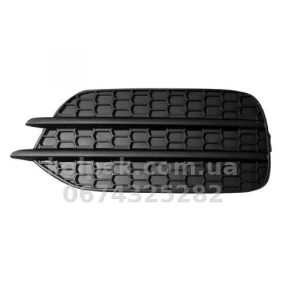 Ліва решітка бампера Volkswagen Tiguan Track 2011-2017, без отвору для протитуманної фари, AVTM, 5N0853665F9B9, 187428913