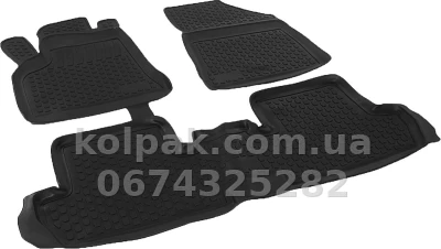 Поліуретанові килимки в салон Peugeot 3008 2009-, L.Locker, 220080101