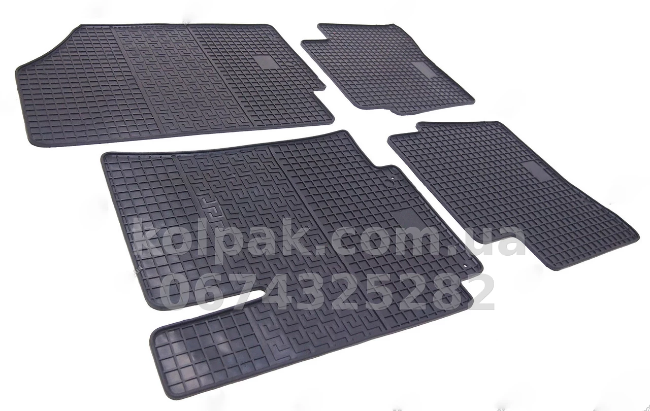Floor mats for Kia Rio 3 2011-/Hyundai Accent 2010-, 4 pcs, Polytep, 84654 Floor mats for Kia Rio 3 2011-/Hyundai Accent 2010-, 4 pcs, Polytep, 84654 β photo 1
