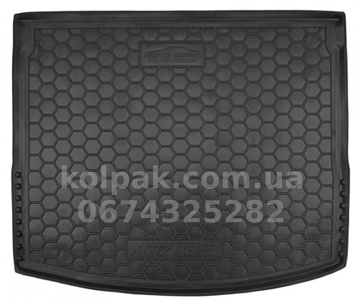 Boot mat for Mazda 3 HB 2013-, 211288 Avto-Gumm Boot mat for Mazda 3 HB 2013-, 211288 Avto-Gumm β photo 1