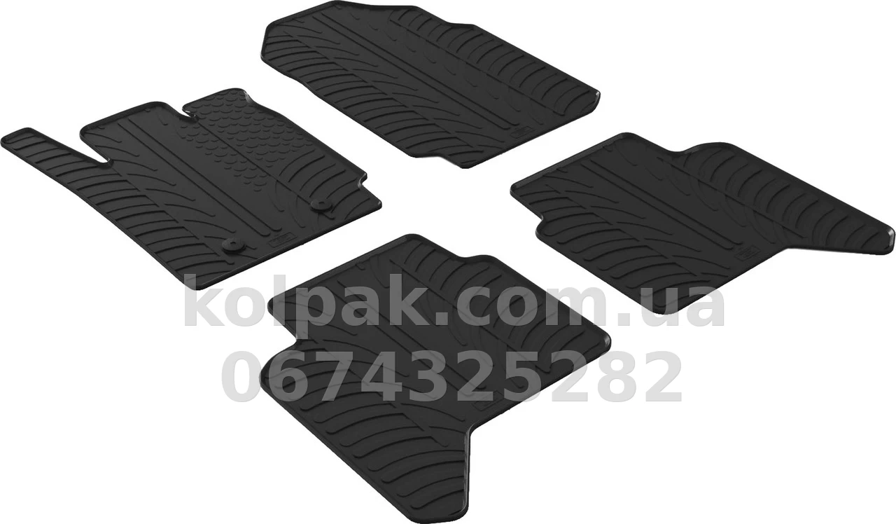 Floor mats for Ford Ranger T6 2013-2022, automatic transmission, double cab, GledRing, GR 0565 Floor mats for Ford Ranger T6 2013-2022, automatic transmission, double cab, GledRing, GR 0565 β photo 1