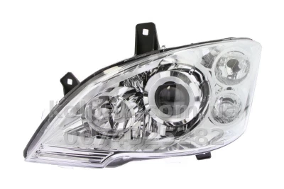 Передня ліва фара Mercedes-Benz Vito W639 2010-2013, Bi-Xenon (D1S)/H7, електричне/механічне регулювання, Depo, 440-1196LMLEHMN