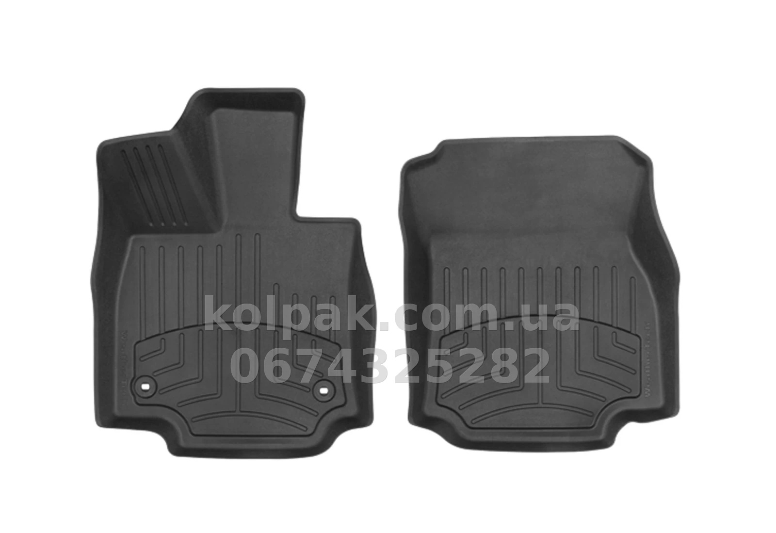 Floor mats for Toyota Rav4 2019-, front, black, Weathertech 4415161IM Floor mats for Toyota Rav4 2019-, front, black, Weathertech 4415161IM β photo 1