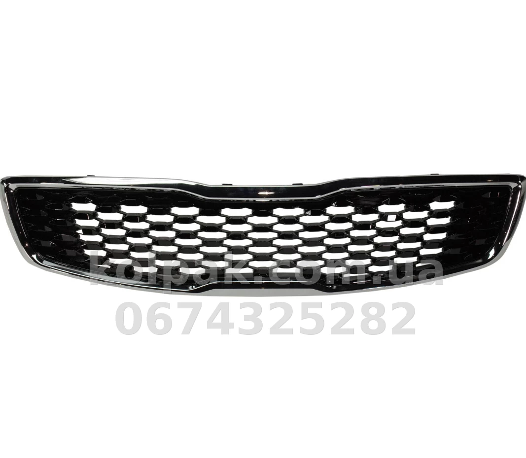 Radiator grille Kia Cerato 2016-2018, black gloss, AVTM, 184054990 Radiator grille Kia Cerato 2016-2018, black gloss, AVTM, 184054990 β photo 1