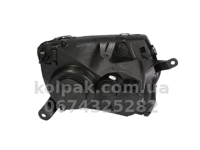 Передня ліва фара Dacia Duster/Renault Duster 2010-2013, H7/H1, електричне/механічне регулювання, хромована рамка, Depo, 551-1186L-LDEM1 — фото 2