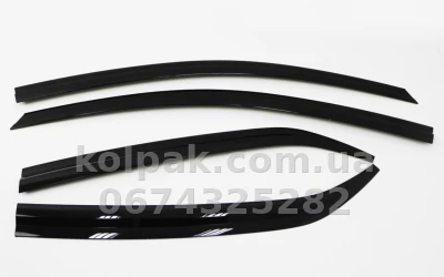 Дефлектори вікон Toyota Corolla 2007-2013 4 шт. Clover AC A169 — фото 2