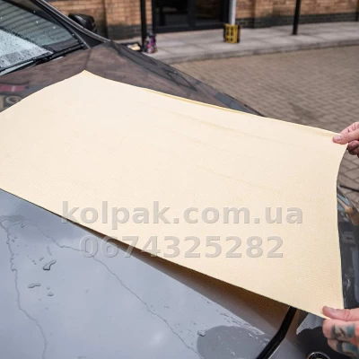 Waffle-weave drying towel Meguiars Water Magnet (yellow) 55x76 cm Meguiars X2000EU — photo 5