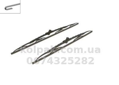Комплект каркасних щіток склоочисника BOSCH Twin 600/530 мм Bosch 3397001543 — фото 3