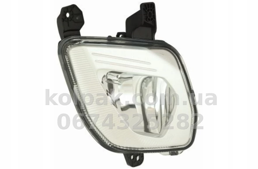 Передня ліва протитуманна фара Ford Fiesta 2017-2023 EUR, без ламп (H8), Depo, 431-2041L-UE Передня ліва протитуманна фара Ford Fiesta 2017-2023 EUR, без ламп (H8), Depo, 431-2041L-UE — фото 1